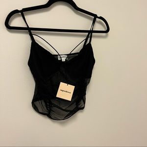 Superdown mesh top